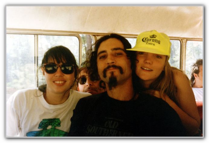FJ with Nene & Lauren on the great canoe trip Oct 1995